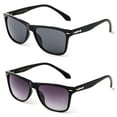 thumbnail image 1 of 2 Pairs Designer Inspired Retro Fashion Sunglasses Lightweigh Frame Simple Classic style for Men, 1 of 1
