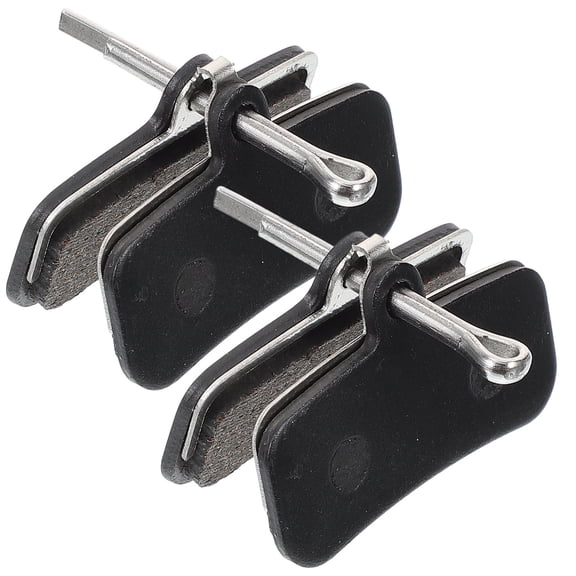 NIYANGLE 2 Pairs Black Ergonomic Bike Brake Pads for Quiet, Smooth Cycling Performance and Stopping Power
