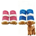 thumbnail image 1 of 2 Pairs of Dog Shoes for Hot Pavement, Mesh Breathable Waterproof Pet Booties, Anti-Slip Sole Paw Protector, Outdoor Hiking Dog Boots for Small & Medium Dogs, 1 of 6