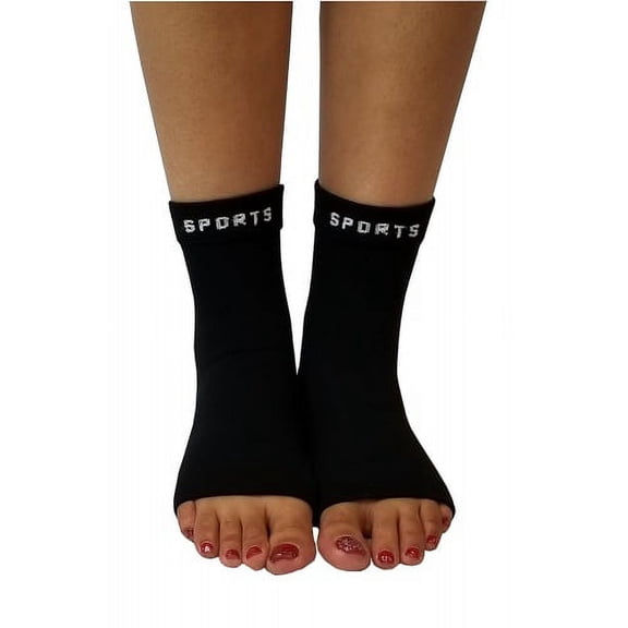 2 Pairs Dr.Shams Plantar Fasciitis Compression Ankle Sleeve Supports Socks