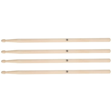 2 Pairs Drumstick, Stick, Mix Music For Jazz Rock Punk Metal Popular Music 5B Drumstick