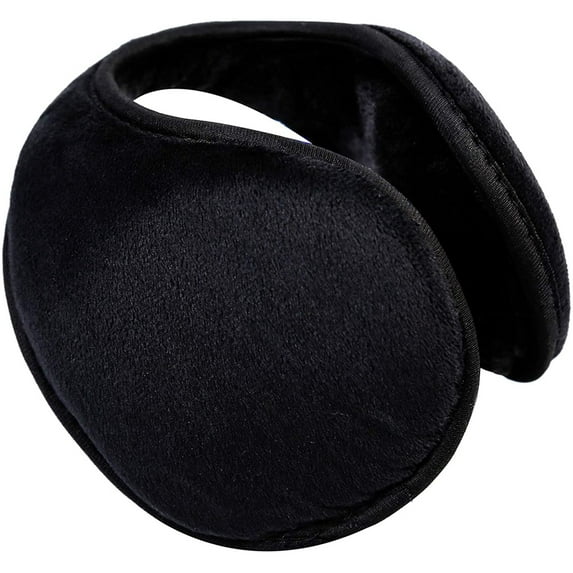 2 Pairs Ear Muffs Winter Ear warmers Fleece Classic Unisex Earwarmer for Mens Womens Behind the Head Band