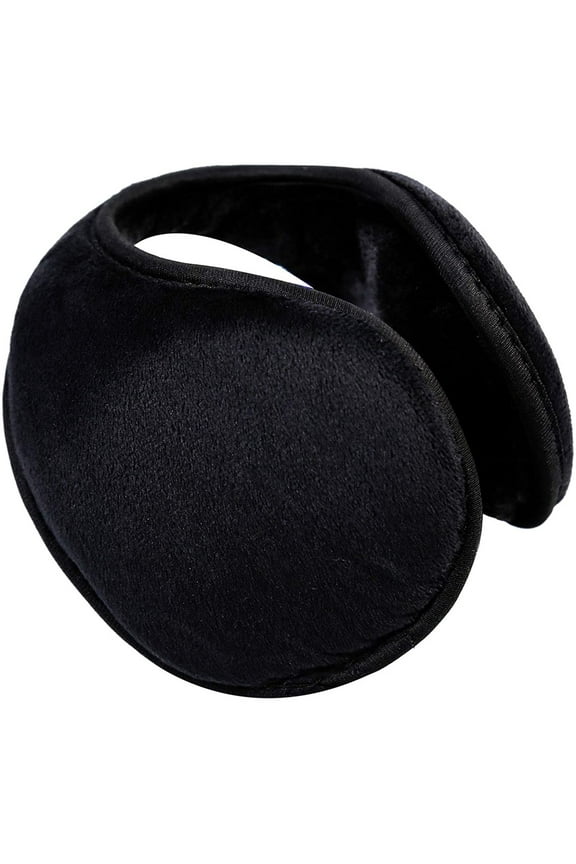 2 Pairs Ear Muffs Winter Ear warmers Fleece Classic Unisex Earwarmer for Mens Womens Behind the Head Band