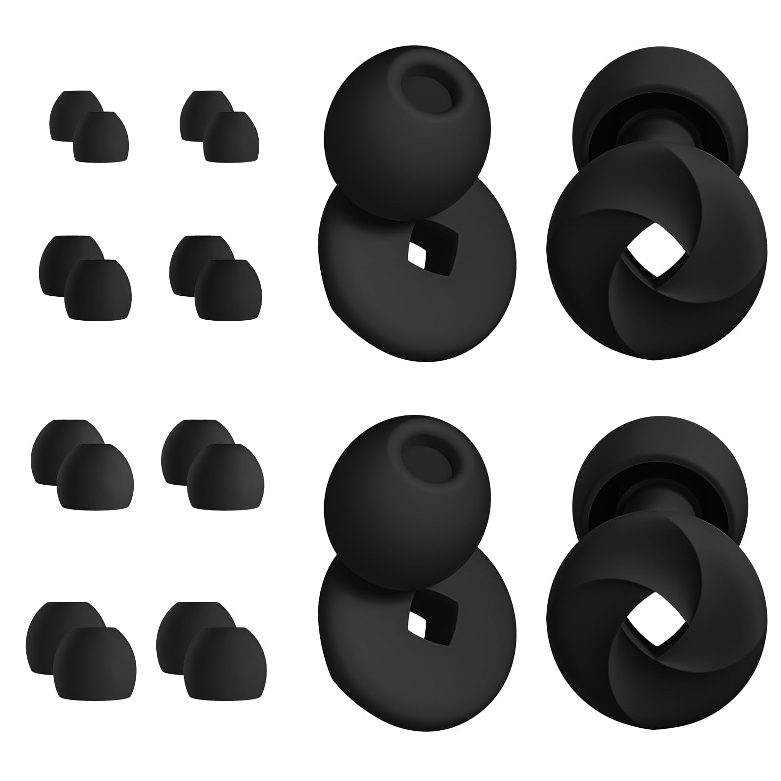 2 Pairs Ear Plugs for Sleeping Noise Cancelling, Earplugs for Swimming