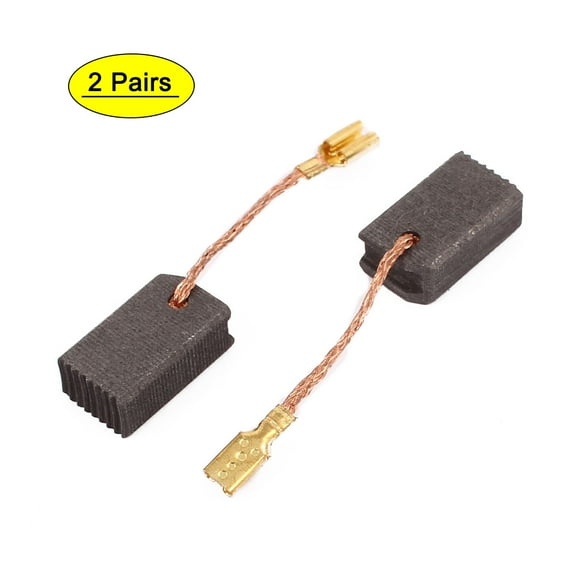 2 Pairs Electric Drill Motor Tool Carbon Brush 6 x 9 x15mm No Spring