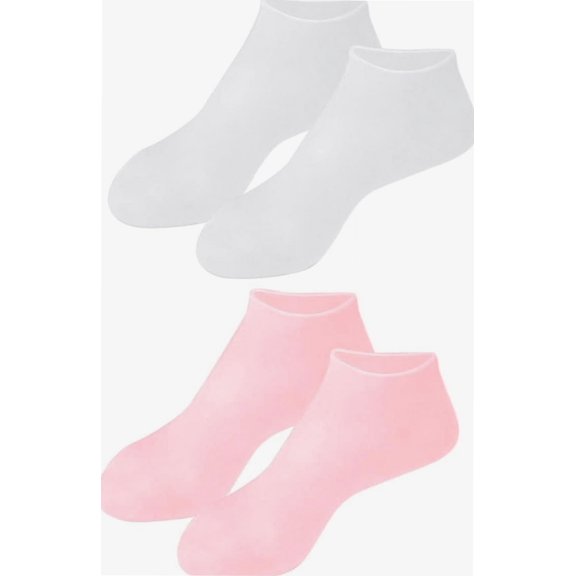 2 Pairs Exfoliating Moisturizing Socks Lotion Socks Womens Socks Girl Socks Calluses Sebs Socks Non Slip Socks Moisturizing Foot Masks Foot Care Moisturizing Socks Foot Care Socks