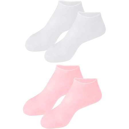 2 Pairs Exfoliating Moisturizing Socks Lotion Socks Women’s Socks Girl Socks Calluses Sebs Socks Non Slip Socks Moisturizing Foot Masks Foot Care Moisturizing Socks Foot Care Socks