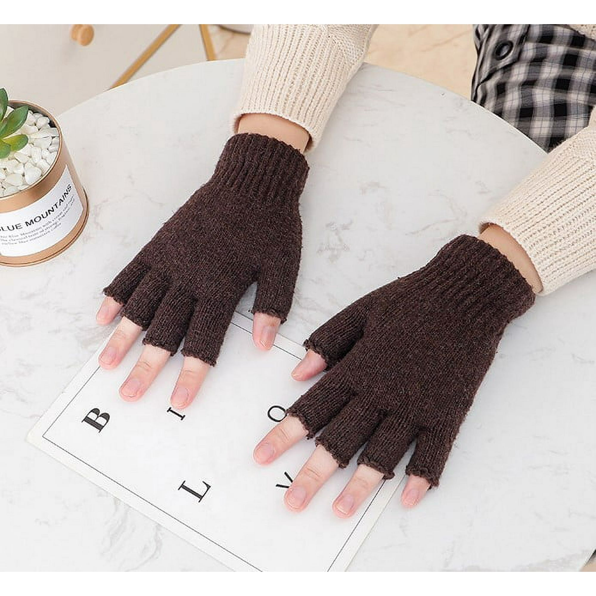 warm half finger gloves