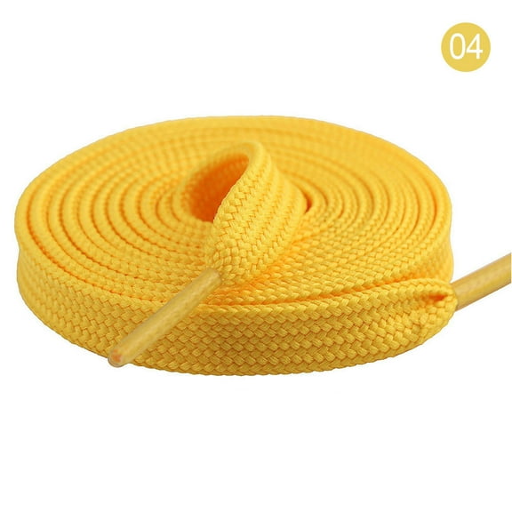 2 Pairs Flat Double Layer Shoe Laces for Sneakers, Thick Flat Sneakers Shoelaces