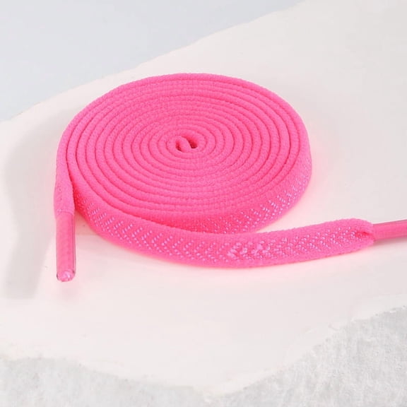 2 Pairs Flat Elastic Shoe Laces for Adults Sneakers, Flat Bungee Laces for High Tops - 39.4 inch / 100CM