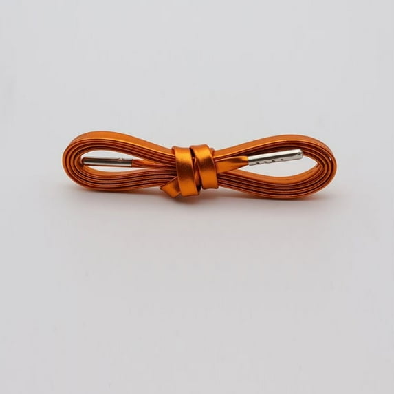 1 Pair Flat PU Leather Laces 7MM Waterproof Shoelaces for Sneakers Boot - 47 inch / 120 cm