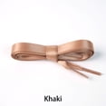 thumbnail image 1 of 2 Pairs Flat Satin Ribbon Shoelaces: 1cm Wide Silk Shoe Laces for Women - 47 inch / 120 cm, 1 of 5