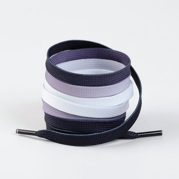 2 Pairs Flat Shoe Laces : Rainbow Printed Shoelaces for Sneakers for Fun, Cool Design   - 47 inch / 120CM