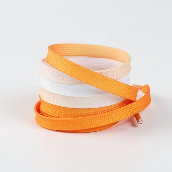 2 Pairs Flat Shoe Laces : Rainbow Printed Shoelaces for Sneakers for Fun, Cool Design   - 55 inch / 140CM