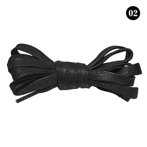 2 Pairs Flat Waxed Shoe Laces for Boots, 10 Colors Shoelaces for Boots & Dress Shoes, Shoe Strings in 4 Different Lengths