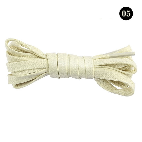 2 Pairs Flat Waxed Shoe Laces for Boots, 10 Colors Shoelaces for Boots & Dress Shoes, Shoe Strings in 4 Different Lengths