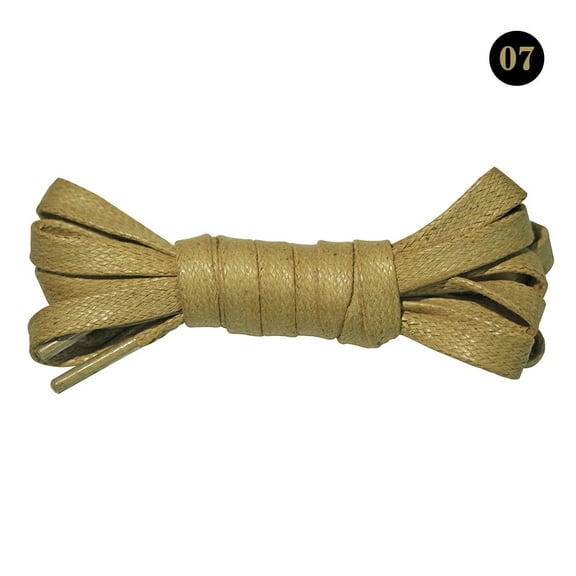 2 Pairs Flat Waxed Shoe Laces for Boots, 10 Colors Shoelaces for Boots & Dress Shoes, Shoe Strings in 4 Different Lengths