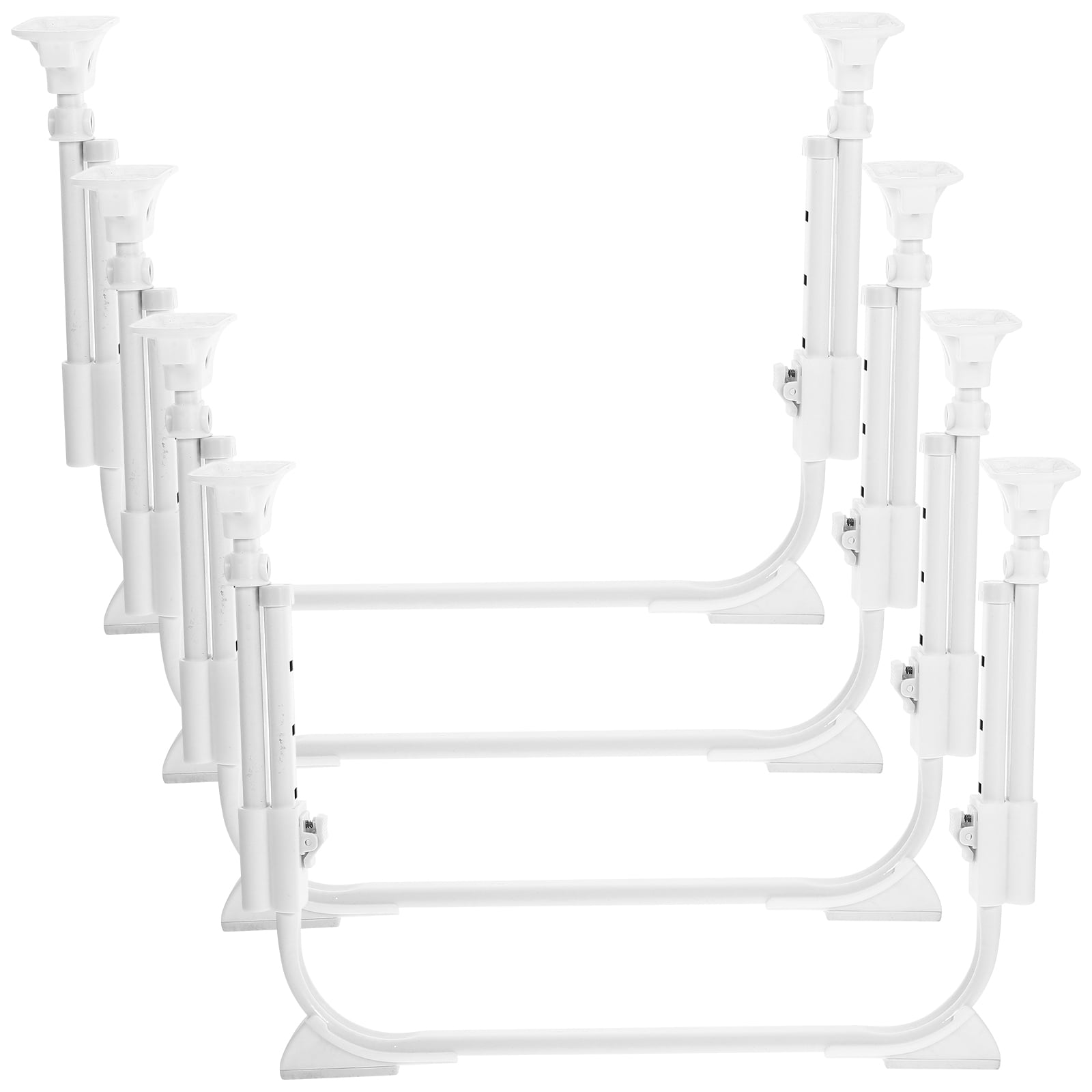 2 Pairs Folding Table Legs Bed Selflocking Ushaped Folding Table Legs Liftable Table Legs