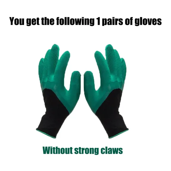 2 Pairs Garden Gloves,Garden Gloves with Claws,Used for Digging and Planting Easily,Gardening Work Gloves with Sturdy Claws Quick & Easy.