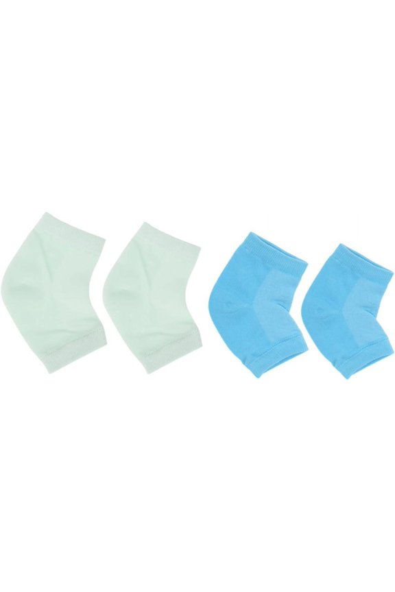 2 Pairs Gel Heel Socks Breathable Socks Nonslip Socks Foot Moisturizing Socks Foot Care Socks Dry Feet Socks Heel Moisturizing Socks Moisturizing Heel Protector