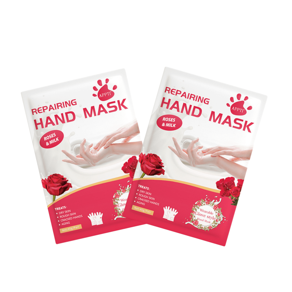 2 Pairs Hand Mask, Hand Peel Mask, Moisturizing Gloves, Hand Treatment