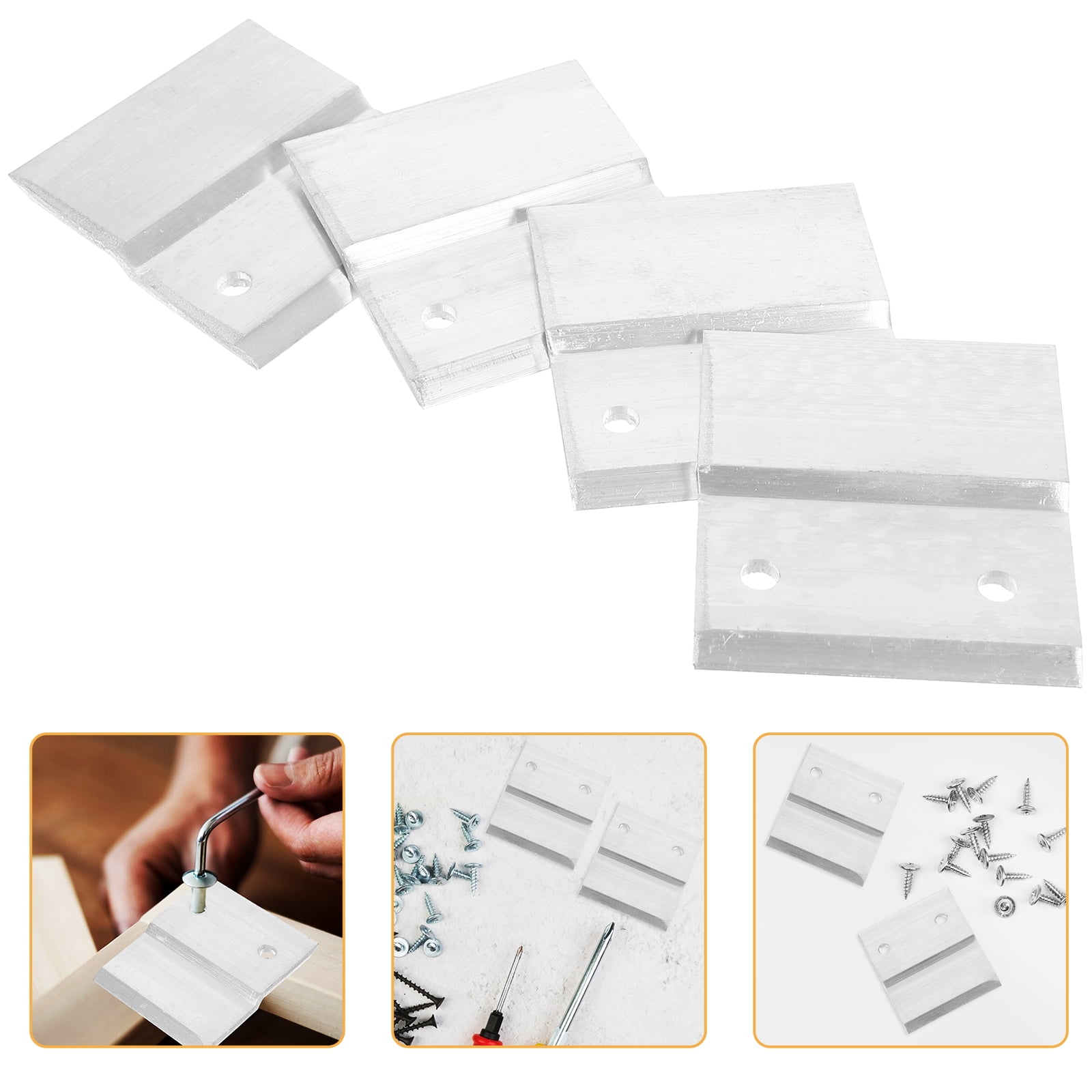 2 Pairs Headboard Heavy Mirror Hanging Kit French Cleat Hanger Wall