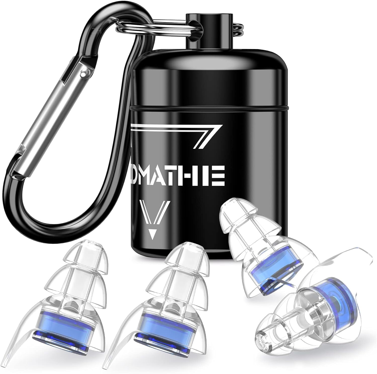 2 Pairs High Fidelity Concert Ear Plugs, Silicone Hearing Protection