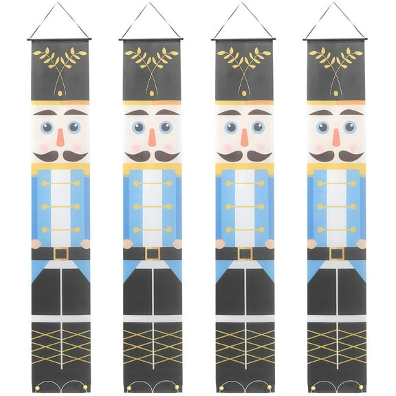2 Pairs Home Decor Christmas Decorations Outdoor Nutcracker