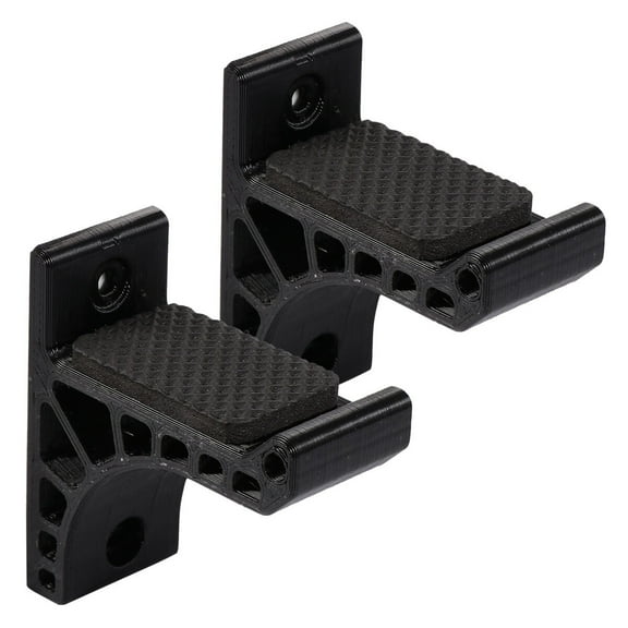 2-Pack Universal Hook Bow Holder Storage Rack Wall Mount Stand for Recurve and Hunting Bows