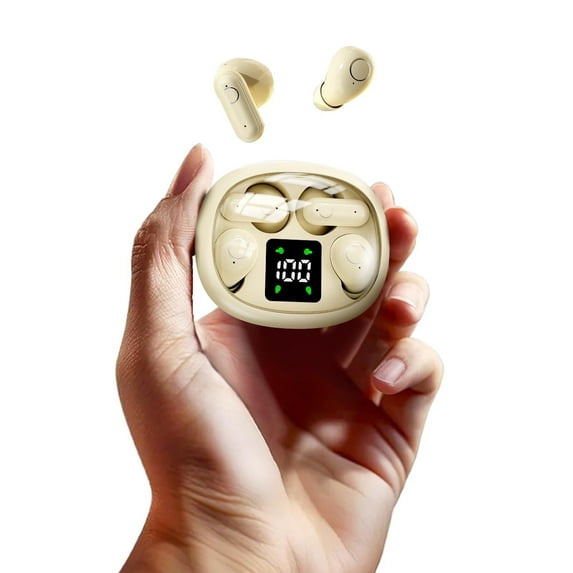 2 Pairs Invisible Small Mini Earbuds Sleeping Micro Smallest Discreet Tiny Low Profile Earbud Earphone Ear Buds for Small Ear Canal Wireless Bluetooth Sleep Hidden Headphones