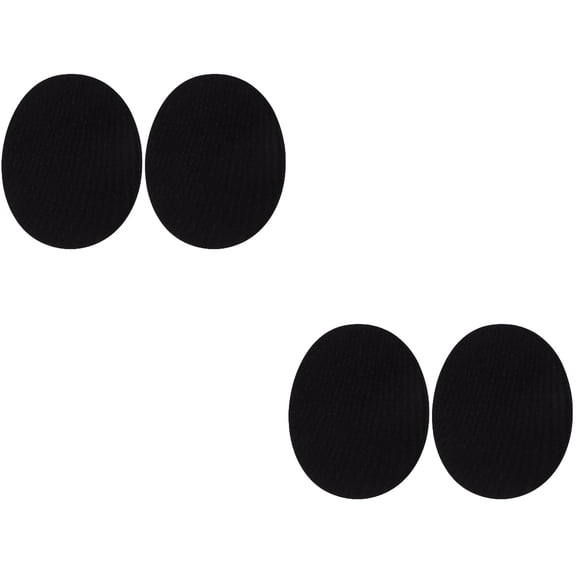 2 Pairs Iron-On Suit Patch Stickers for Sweater Sewing, Embroidered Applique Patches for Clothing Craft and Repair