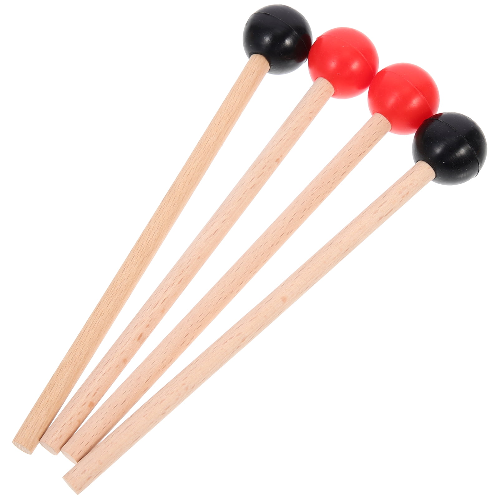 2 Pairs Kids Musical Instruments Percussion for Adults Marimba Mallet