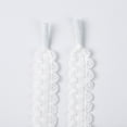thumbnail image 1 of 2 Pairs Lace Shoelaces for Sneakers: 1.5CM Elastic Lacy Shoe Laces for Women  - 47 inch / 120CM, 1 of 4