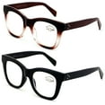thumbnail image 1 of 2 Pairs Large Women Bold Anti Blue Fatique Reading Glasses Reader 1.75, 1 of 5