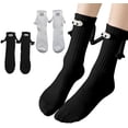 thumbnail image 1 of 2 Pairs Magnetic Holding Hands Socks Funny Gifts For Couples, Anniversary, Best Friends, Engagements, Teens, 1 of 5