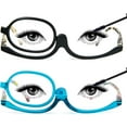 thumbnail image 1 of 2 Pairs Makeup Reading Glasses for Women Magnifying Flip Down Cosmetic Readers, 1 of 7