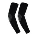 thumbnail image 1 of 2 Pairs Mens Cycling Arm Sleeve Sun Protection Padded Elbow Sleeves Seamless Cooling Silk Arms Guards Summer, 1 of 3