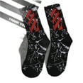 thumbnail image 1 of 2 Pairs Mens Womens Off Arrow Crew Socks White XX Comfort Breathable Causal Sock, 1 of 21
