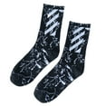 thumbnail image 1 of 2 Pairs Mens Womens Off Arrow Crew Socks White XX Comfort Breathable Causal Sock, 1 of 21