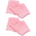 thumbnail image 1 of 2 Pairs Moisturizing Gloves Hand Gloves Fingerless Moisturizing Glove for Dry Cracked Hand (Pink), 1 of 5