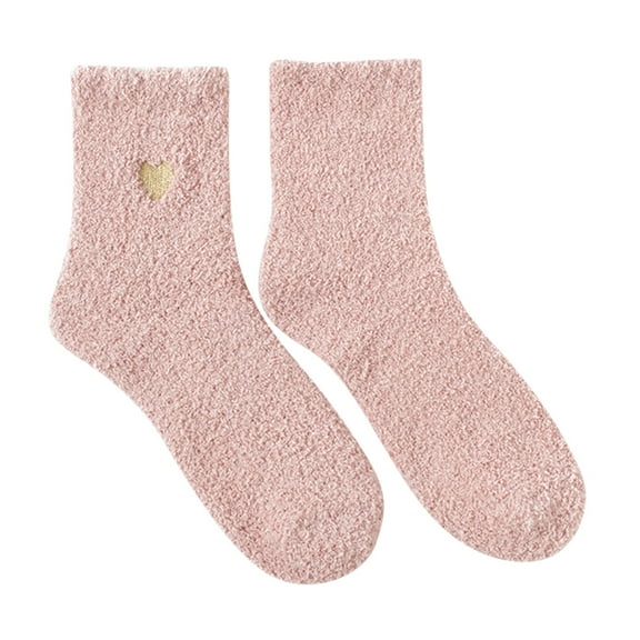 2 Pairs Of Women's Casual Crew Socks With Adorable Printed Designs For Everyday Comfort In Cool Weather