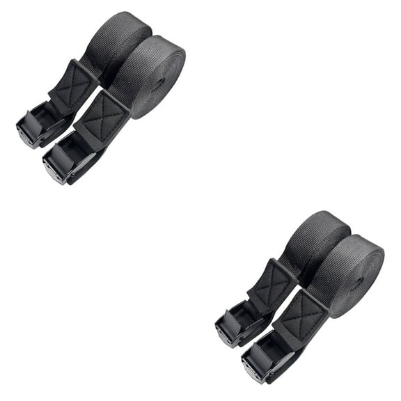 2 Pairs Ons Harrness Boat Inflatable Cargo Tie down Straps Cam Luggage Roof