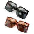 thumbnail image 1 of 2 Pairs Oversized Square Women Bifocal Reading Sunglasses Reader Glasses Lion Head +3.00, 1 of 7