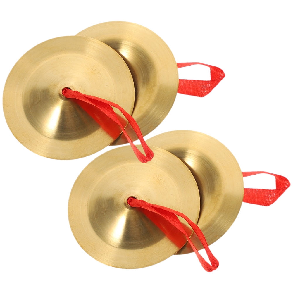 Alloy Hand Cymbals - Lightweight Crash Cymbals For Belly Dancing, Music Practice, Percussion, Portable Pair