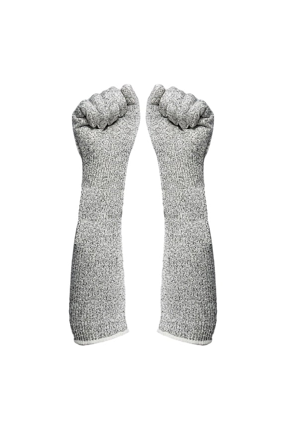 2 Pairs Pet Handling Gloves, Anti-Bite/Scratch Protection for Parrots & Cats, Animal Handling Glove, Cat Grooming Arm Sleeves for