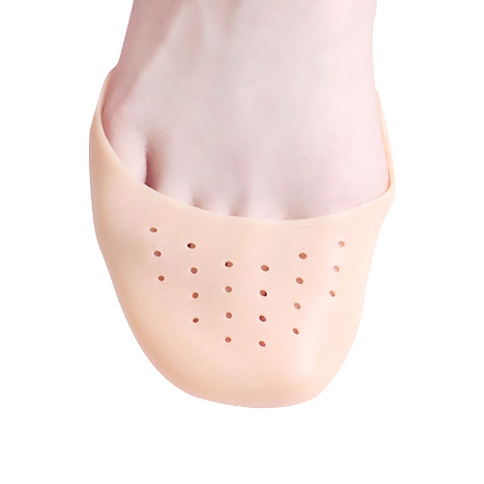 2 Pairs Pointe Shoe Toe Pads Supple Foot Protector Pointe Shoe Toe