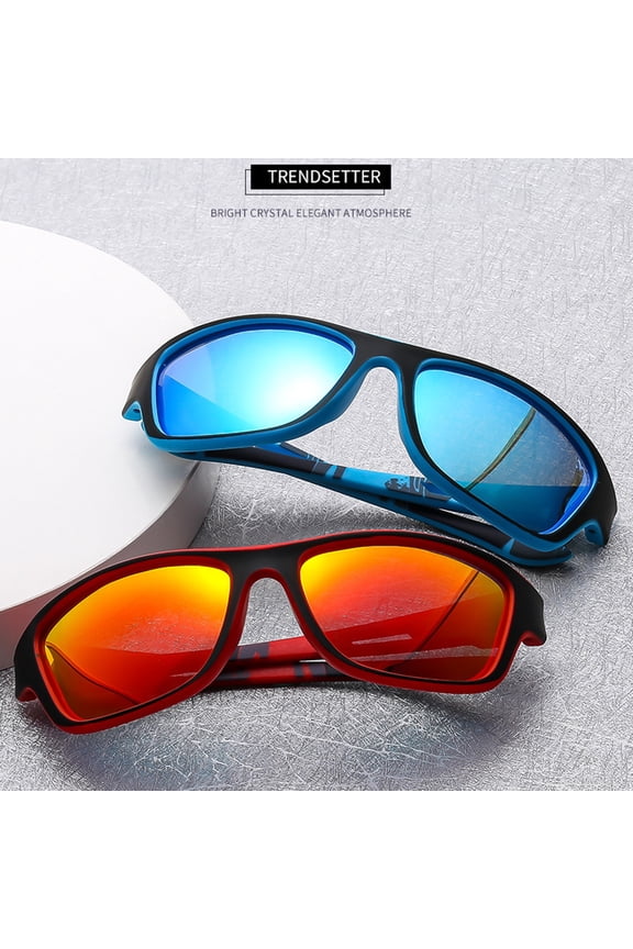 2 Pairs Polarized Sunglasses UV Retro Style Windproof PC Lens Day And Night Use Block Sunlight Vacation Beach Spectacles Outdoor Eyewear