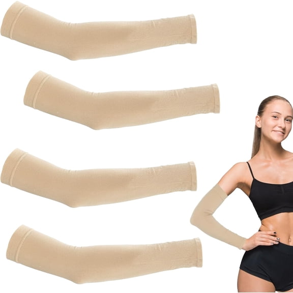 2 Pairs Protective Arm Sleeve for Thin Skin Elderly Skin Tear and Bruise, Protection Sleeves for Men and Women