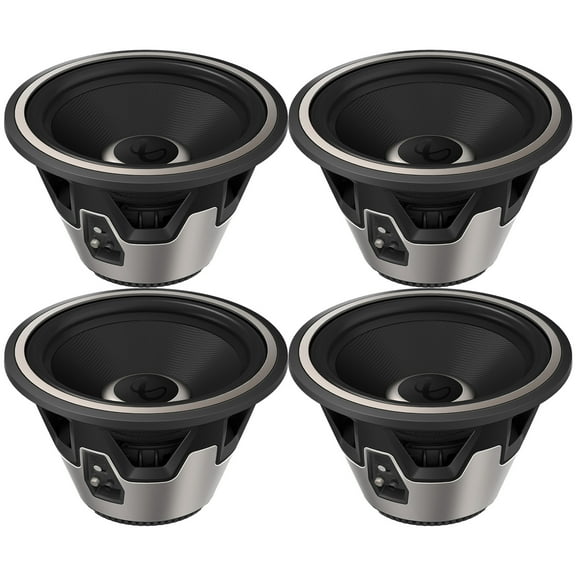 2 Pairs (QTY 4) of Infinity KAPPA 1000W 10" High-Performance 1800W Peak Power Car Audio Subwoofers (Factory Reconditioned)