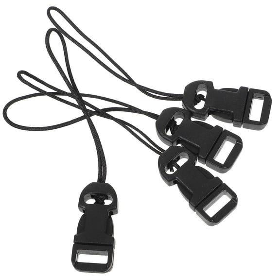 SEWOART 2Pairs Quick Release Buckle Camera Strap Adapter Black Plastic Durable for Dslr Mirrorless